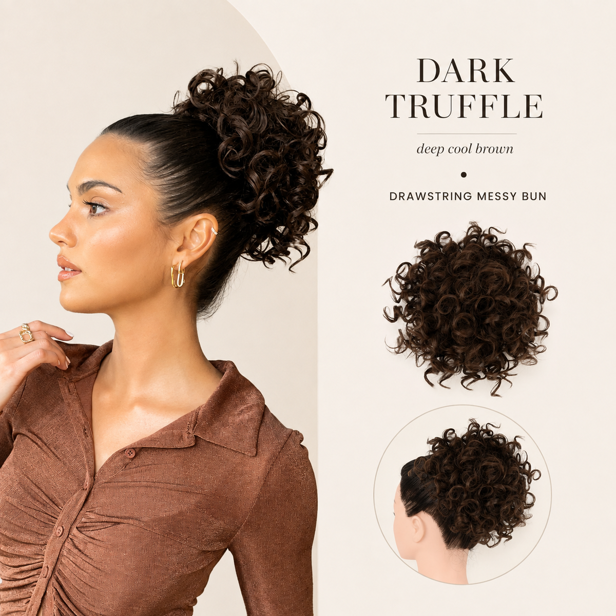 Drawstring Messy Bun Hair Extension