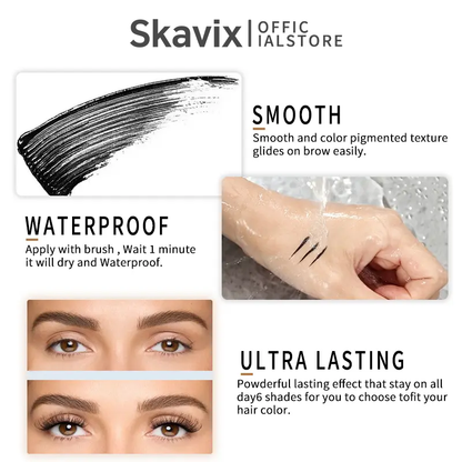 Skavix-24H Waterproof Lengthening Mascara
