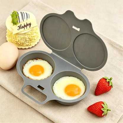 EggEase™ Microwave Egg Maker-Perfect Poached Eggs & Omelettes in Minutes