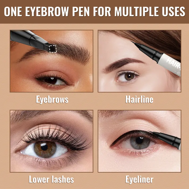 Skavix™ 4D Waterproof Microblading Eyebrow Pen-Hair-Like Brow Definition