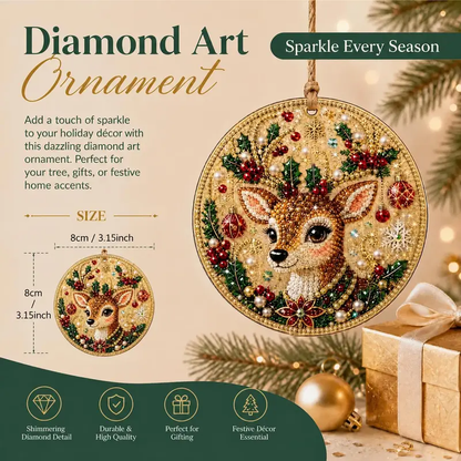 Christmas DIY Diamond Painting Ornaments Kit