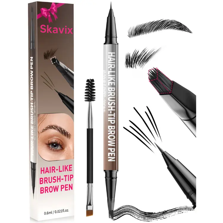 Skavix™ 4D Waterproof Microblading Eyebrow Pen-Hair-Like Brow Definition