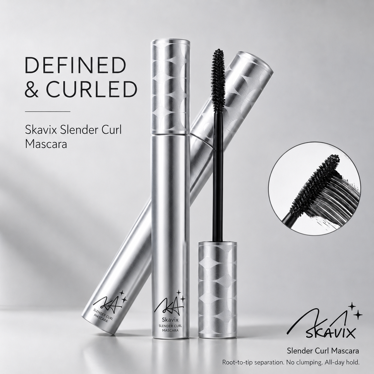Skavix-24H Waterproof Lengthening Mascara