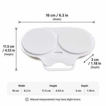 EggEase™ Microwave Egg Maker-Perfect Poached Eggs & Omelettes in Minutes