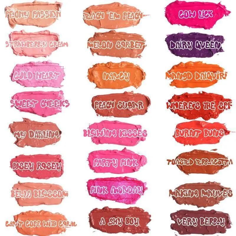 24-Shade Cream Blush & Bronze Palette for Sculpted, Glowy Looks
