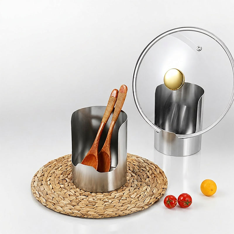 Stainless Steel Utensil & Lid Holder