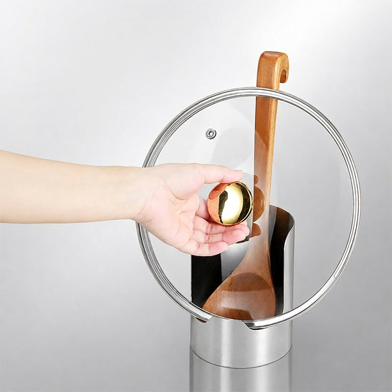 Stainless Steel Utensil & Lid Holder
